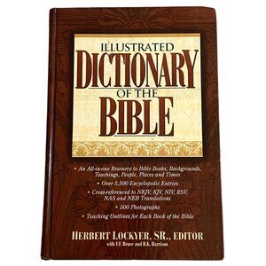 Illustrated Dictionary Of The Bible Hardcover Herbert Lockyer Sr Editor